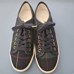 Jack Rogers Plaid Sneakers - Black, Green, Red, Yellow